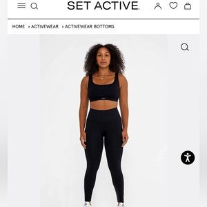 Set active leggings